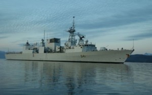 Inmarsat provides comms coverage for Canadian naval ships